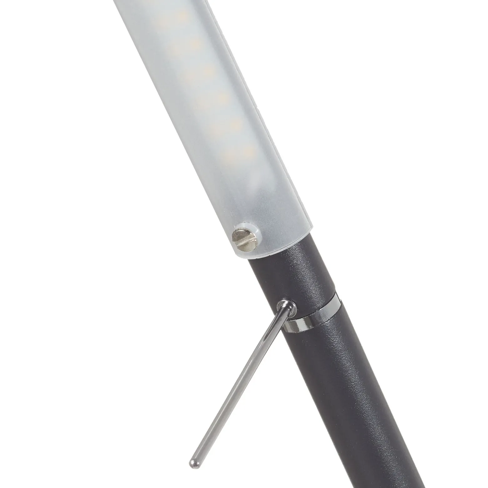 Lámpara de pie LED Filigran, negra, atenuable, regulable