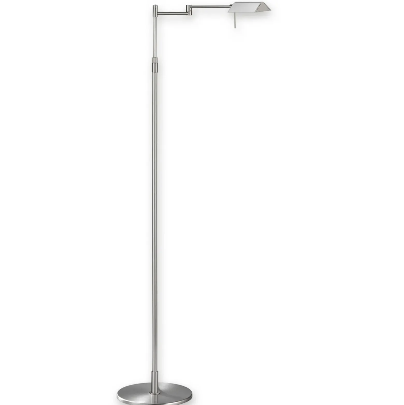 Lámpara de pie LED FINN níquel mate