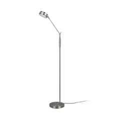 Lámpara de pie LED Franklin, regulador con sensor, níquel mate