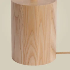 Lámpara de pie LED GOOD & MOJO Okinawa, de 2 luces, color natural, 146 cm,