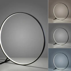 Lámpara de pie LED Hula CCT con control remoto Ø 100cm