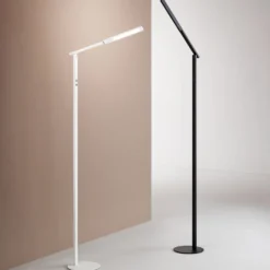 Lámpara de pie LED Ideal, 1 luz, CCT, blanco