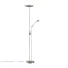 Lámpara de pie LED Jonne de Lindby, redonda, brazo de lectura, atenuable, 180 cm