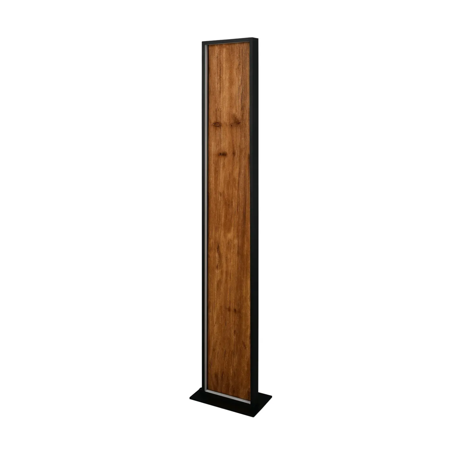 lámpara de pie LED Kalea, altura 120 cm, color madera, madera