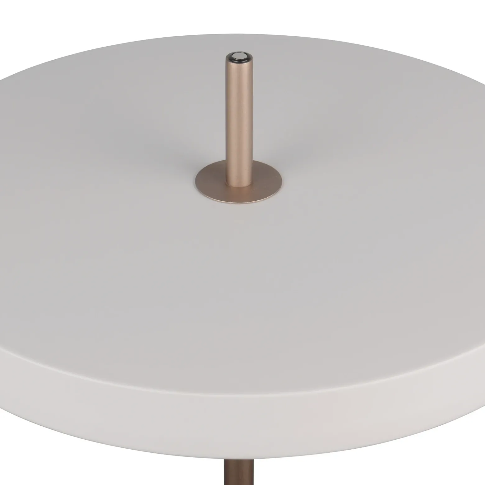 Lámpara de pie LED Keaton, gris claro, altura 138 cm, metal, CCT