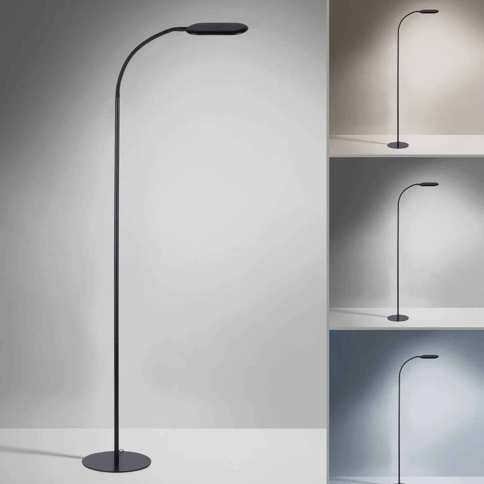 Lámpara de pie LED Kelly, CCT atenuable