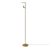 Lámpara de pie LED Kelly, foco ajustable, dorado/dorado