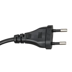 Lámpara de pie LED Lindby Danua, negra, metal, altura 200 cm