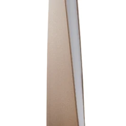 Lámpara de pie LED Lindby «Jaren», negra/marrón, 114 cm, CCT