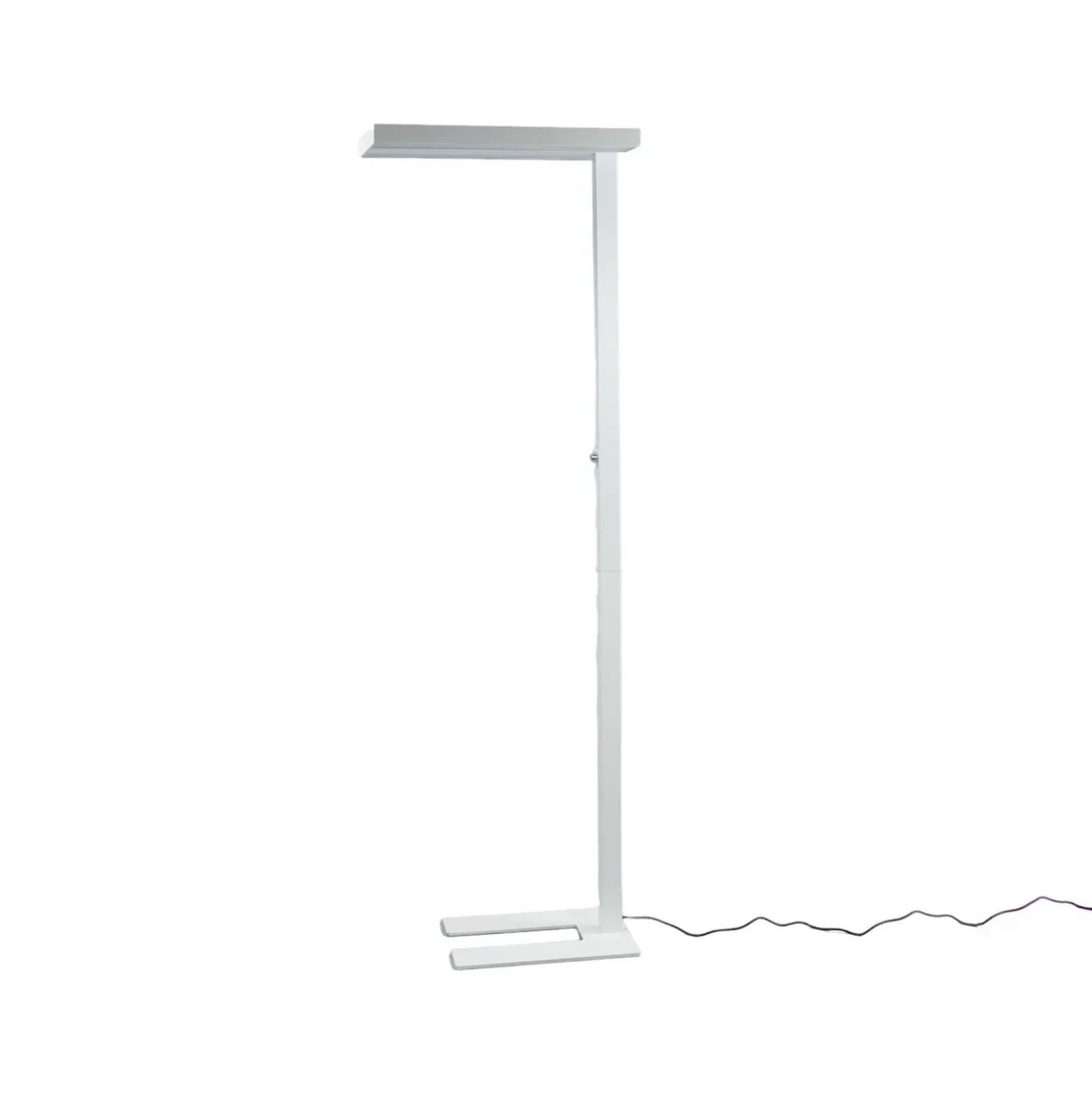 Lámpara de pie LED Logan Basic de Arcchio, blanca, 6000 lm, atenuable
