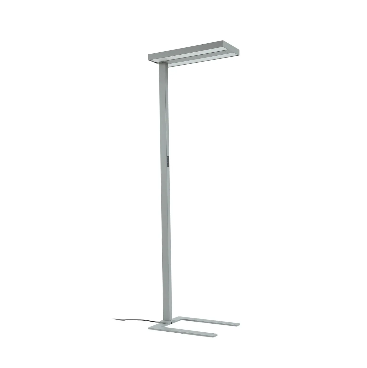 Lámpara de pie LED Logan Ultra HCL CCT de Arcchio, plateada, atenuable