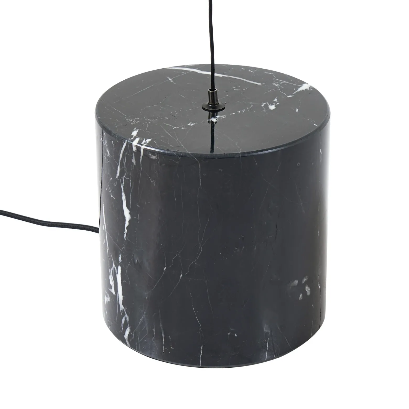 Lámpara de pie LED Lucande Darrow, negro/ópalo, cristal, atenuable
