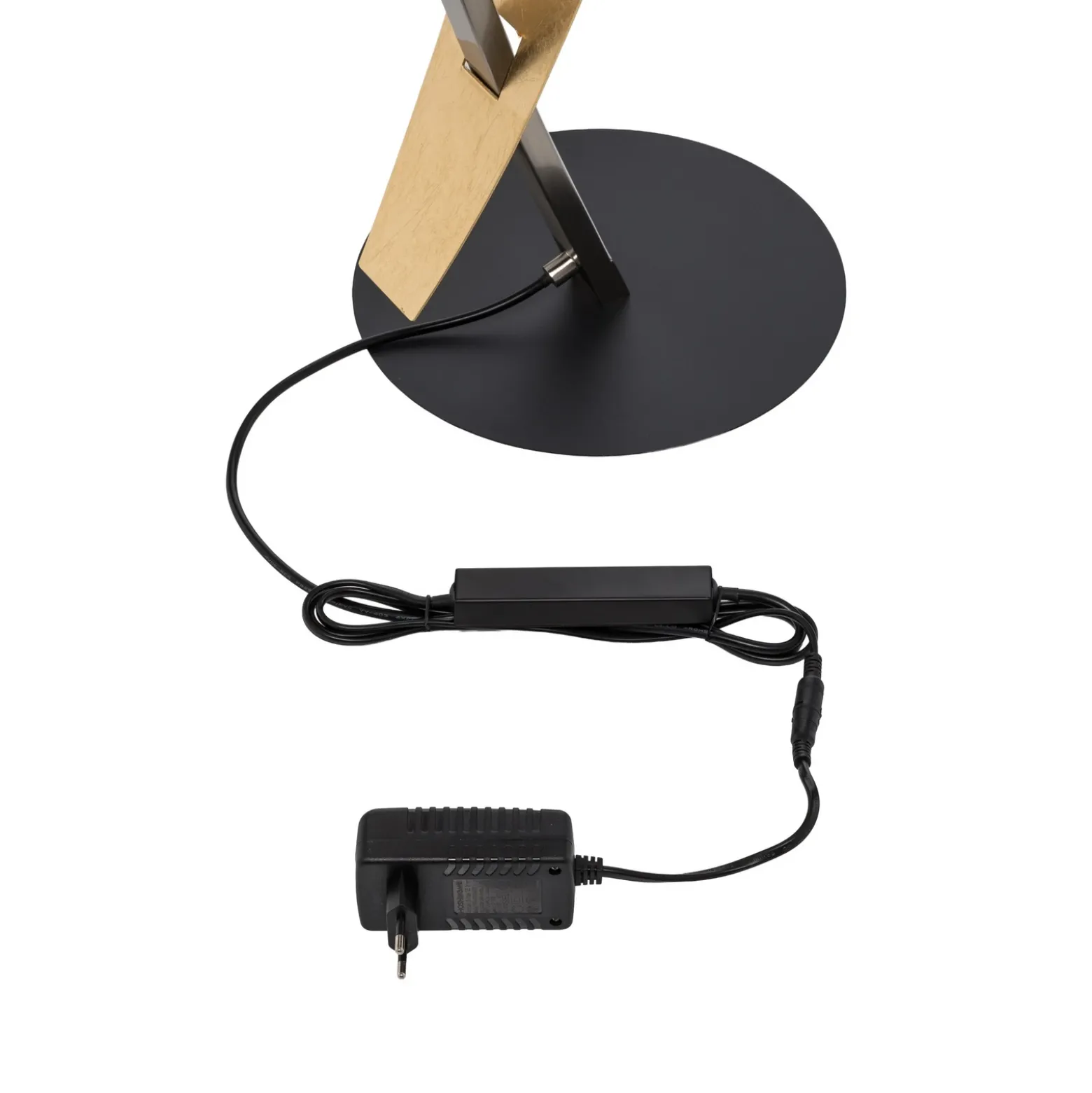 Lámpara de pie LED Lucande Marija, negra, metal, altura 140 cm