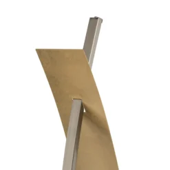 Lámpara de pie LED Lucande Marija, negra, metal, altura 140 cm