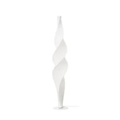 Lámpara de pie LED Lucande Novelle, blanca, CCT, altura 137 cm