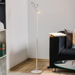 Lámpara de pie LED Magneto de Foscarini, blanca