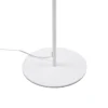 lámpara de pie LED Maori de Lindby, blanca, metal, CCT, atenuable
