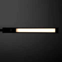 Lámpara de pie LED MAULpirro, negro, 126 cm, atenuable
