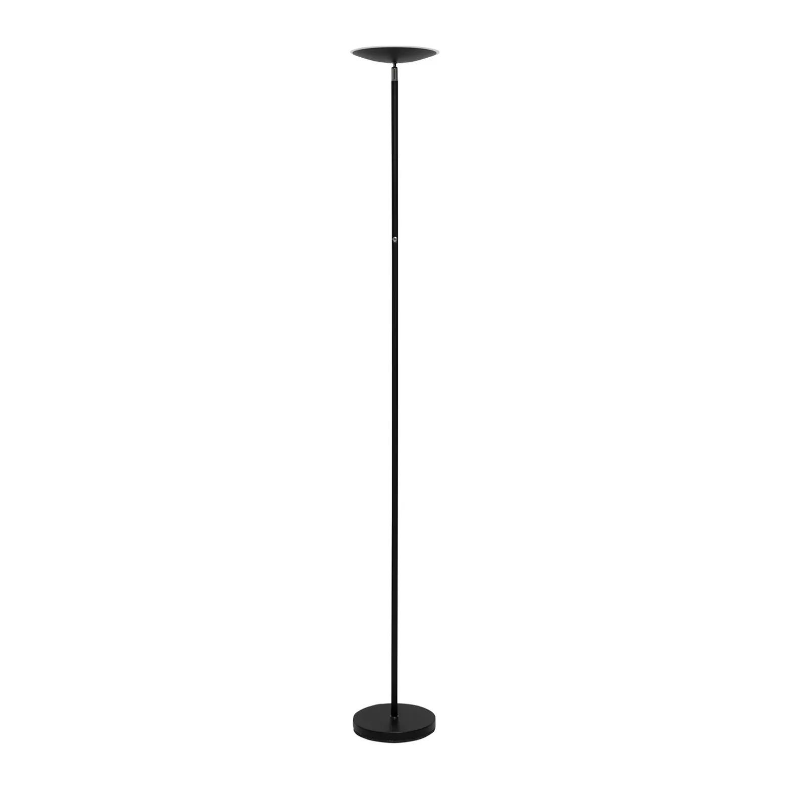 Lámpara de pie LED MAULsphere, negro, atenuable, altura 183 cm