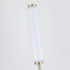 Lámpara de pie LED Mod, color latón, atenuable en 3 niveles, acero