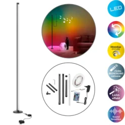 Lámpara de pie LED Motion Light con efectos de luz