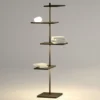 lámpara de pie LED multifuncional Vibia Suite 133 cm