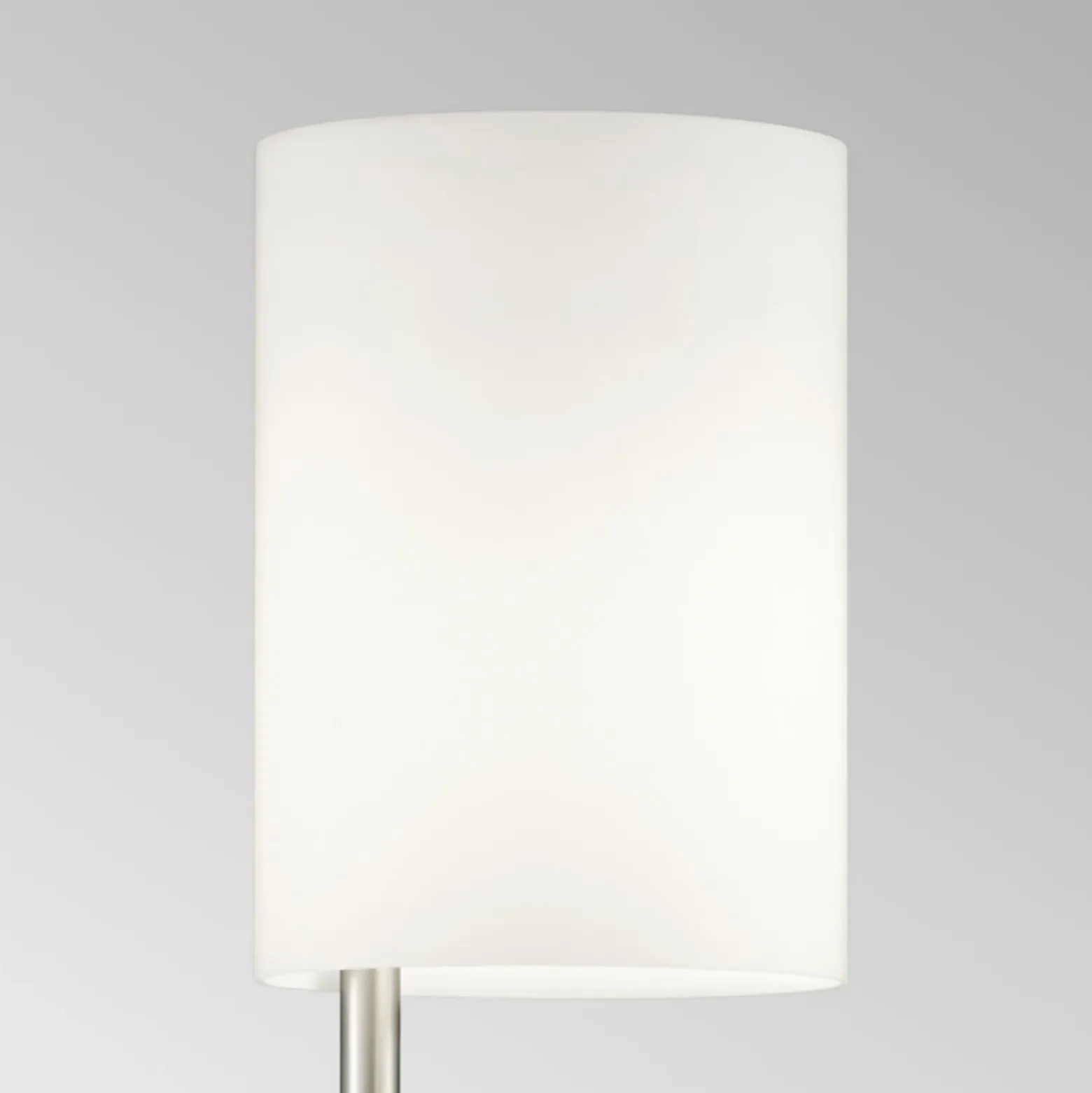 Lámpara de pie LED Nola níquel mate