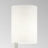Lámpara de pie LED Nola níquel mate