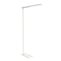 Lámpara de pie LED para oficina MAULjet, blanca, altura 195 cm