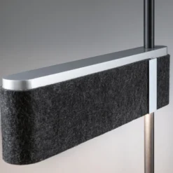 Lámpara de pie LED Paulmann Smart Jagun, antracita, 151 cm, fieltro