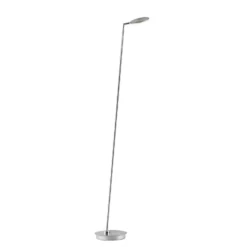 Lámpara de pie LED Paul Neuhaus Akku-Bente, gris, CCT, USB-C