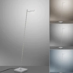 lámpara de pie LED PURE Mira, diamante, control remoto, CCT