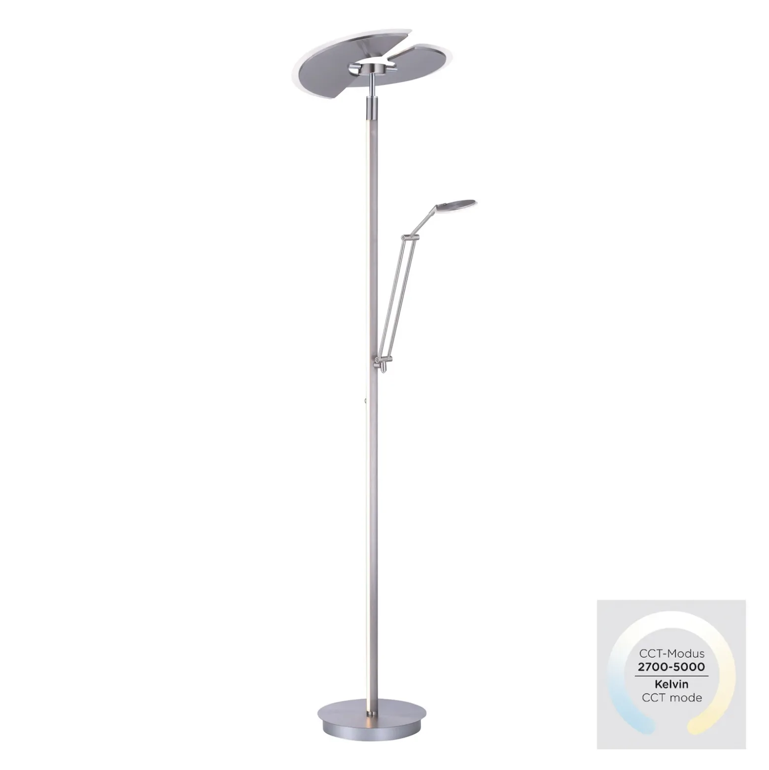 Lámpara de pie LED PURE Mutil, diamond, lámpara de lectura, CCT