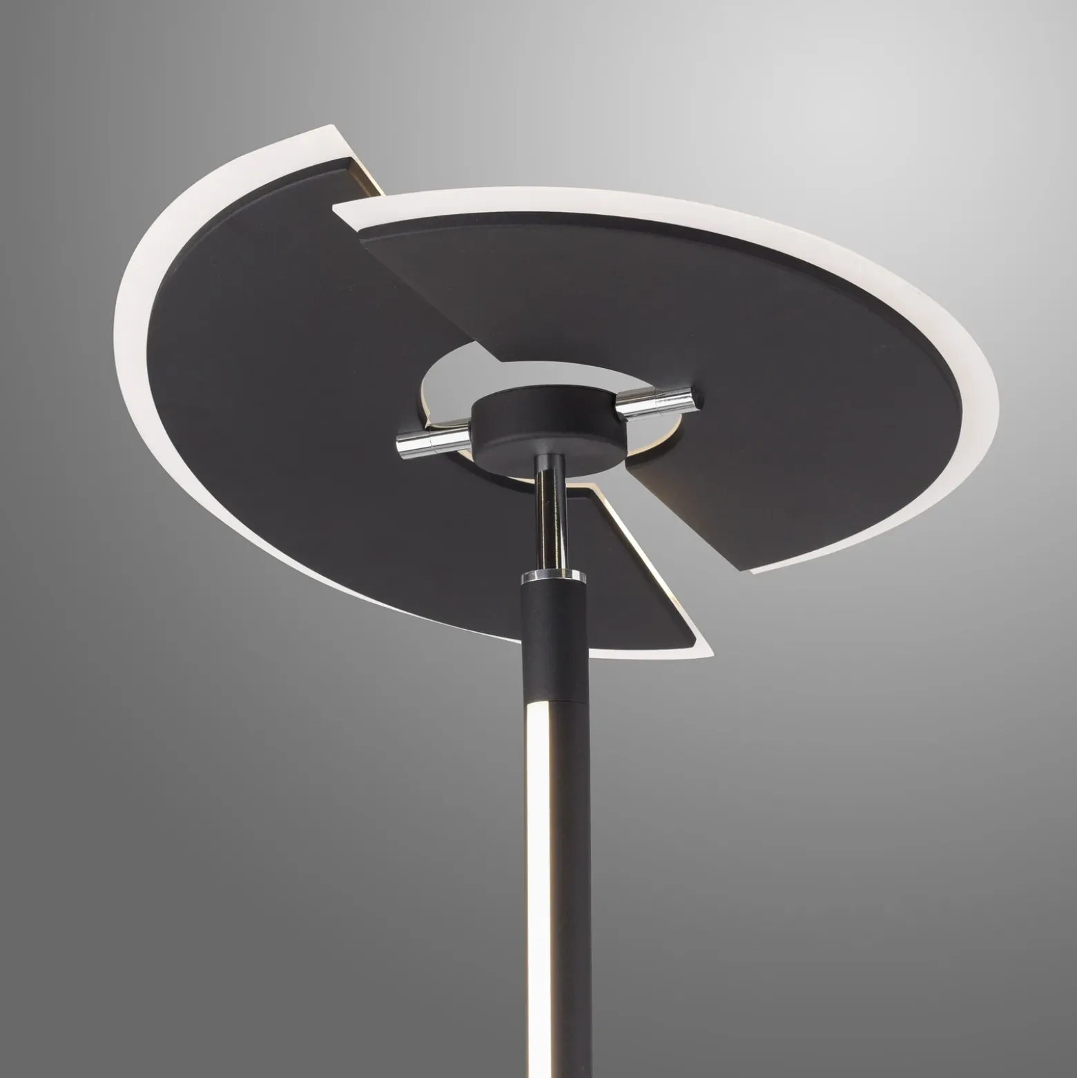 Lámpara de pie LED PURE Mutil, grafito, lámpara de lectura, CCT