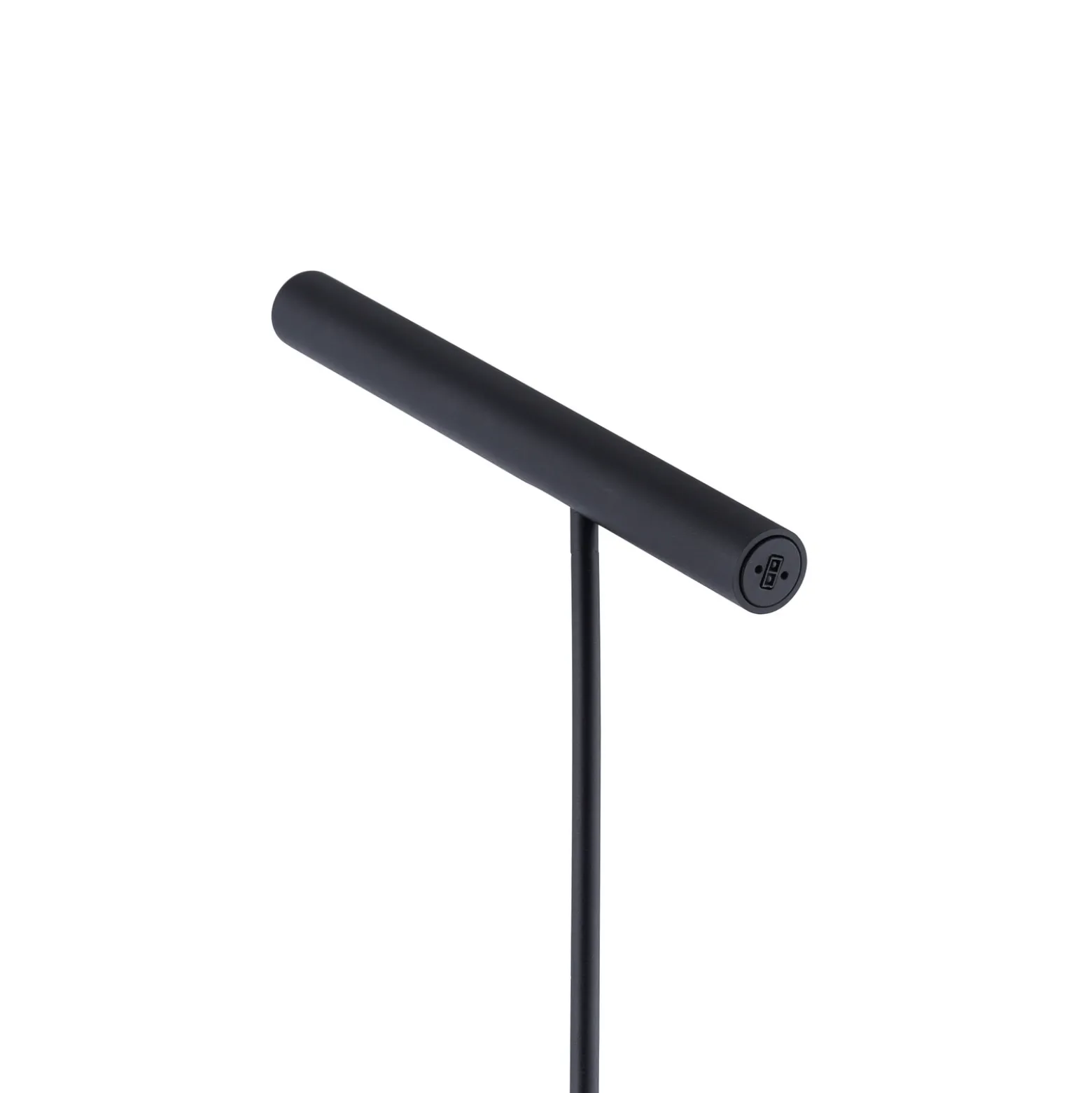 Lámpara de pie LED PURE Tutua, regulador con sensor, negro