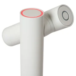 Lámpara de pie LED recargable Antrim, blanca, 1 luz, IP54, atenuable