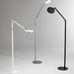 Lámpara de pie LED Regina, 1 luz, blanco