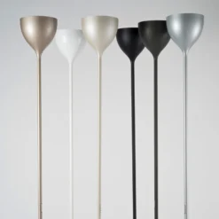 Lámpara de pie LED Rotaliana Drink, bronce
