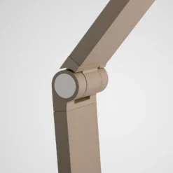 Lámpara de pie LED SAMSKY, color bronce, altura 161 cm, regulador táctil