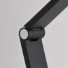 Lámpara de pie LED SAMSKY, gris, altura 161 cm, metal, regulador táctil