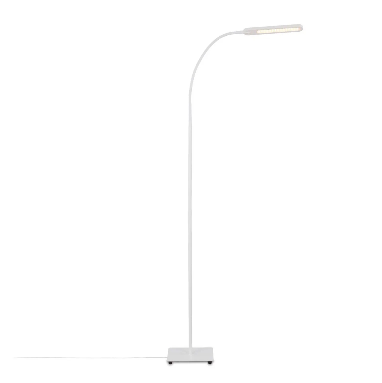 Lámpara de pie LED Servo, atenuable, CCT, blanco