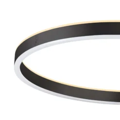 Lámpara de pie LED SLV One Straight, negra, 2700/3000 K