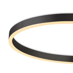 Lámpara de pie LED SLV One Straight, negra, 2700/3000 K