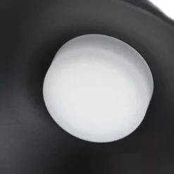 Lámpara de pie LED Steve de Lucande, negra, 130 cm, atenuable