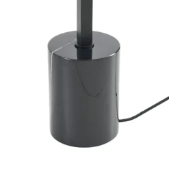 Lámpara de pie LED Steve de Lucande, negra, 130 cm, atenuable