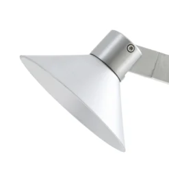 Lámpara de pie LED Steve de Lucande, aluminio, 130 cm, atenuable