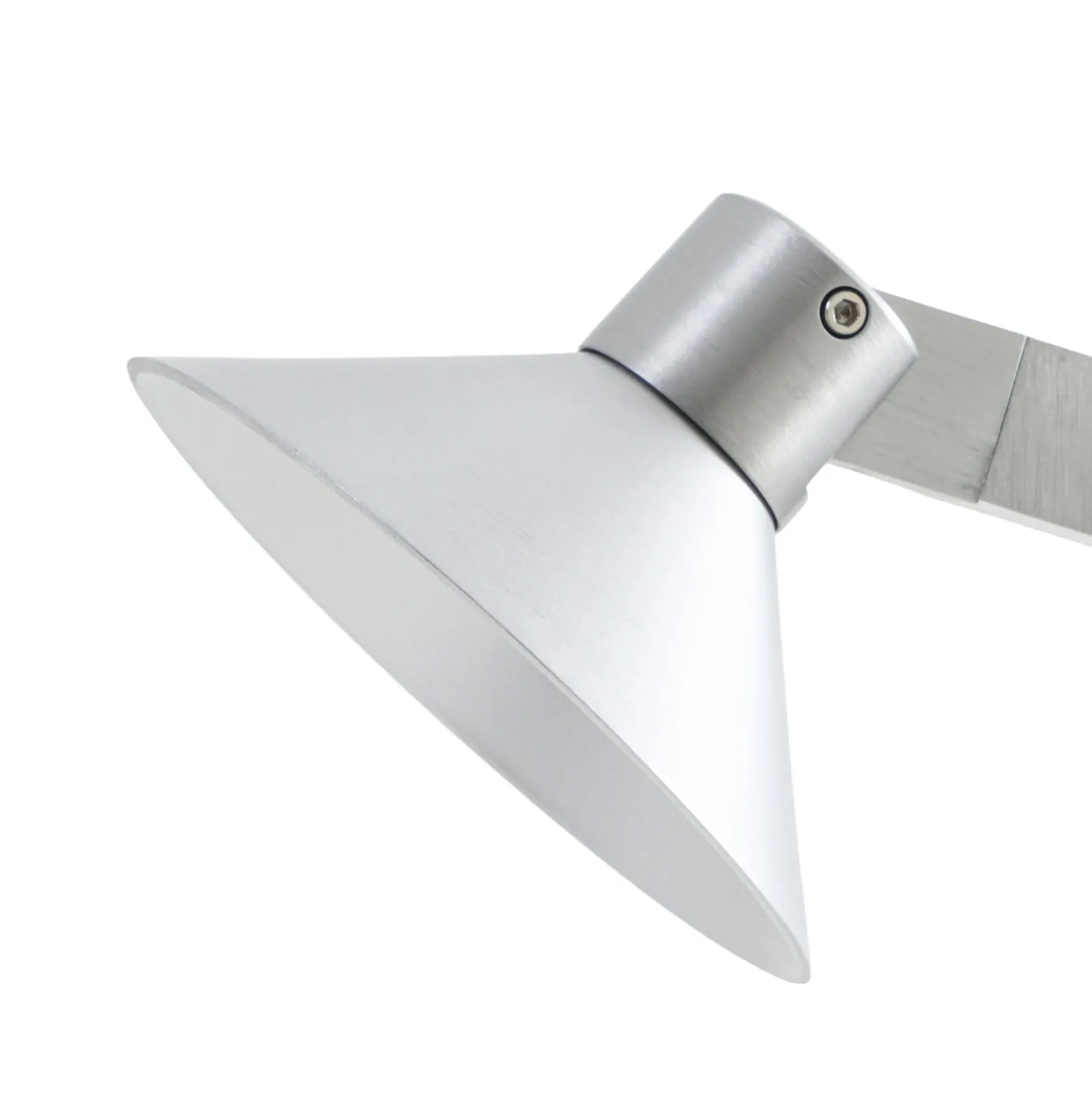 Lámpara de pie LED Steve de Lucande, aluminio, 130 cm, atenuable