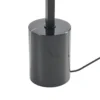 Lámpara de pie LED Steve de Lucande, negra, 130 cm, atenuable