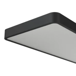 Lámpara de pie LED Timon de Arcchio, 54 W, negra, altura 195 cm