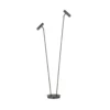 Lámpara de pie LED Tom Pro color bronce, 137 cm, metal, 2 luces, CCT